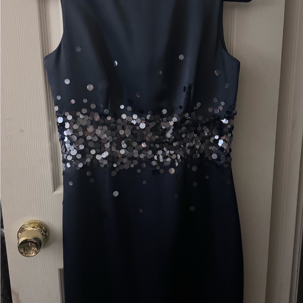 Calvin Klein Black Sequin Mini Dress